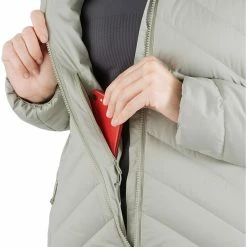 Cheapest 👍 Salomon Transition Down Hoodie 👩 Women wrought iron 🎁 -Outlet Down Jackets Store salomon transition down hoodie women wrought iron 6