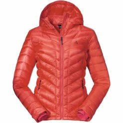 Deals 💯 Schöffel Lodner Down Jacket 👩 Women geranium 🌟