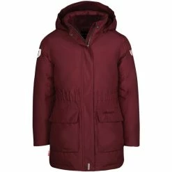 Cheapest 😀 TROLLKIDS Alesund 🧥 Coat 👧 Girls maroon red ❤️