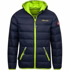 Cheap 😉 TROLLKIDS Dovrefjell Jacket Kids navy/lemon 🧨